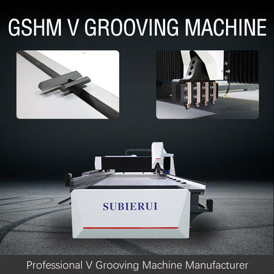 220 ولت ماشین V-Grooving با سرعت بالا برای تزئین دیوار پرده فلزی