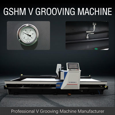 220 ولت ماشین V-Grooving با سرعت بالا برای تزئین دیوار پرده فلزی