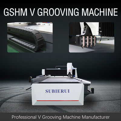 دستگاه شکاف دار دکوری استیل ضد زنگ دستگاه شیار CNC V عمودی 1560