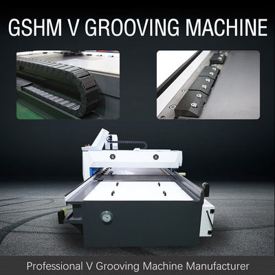دستگاه شکاف دار دکوری استیل ضد زنگ دستگاه شیار CNC V عمودی 1560