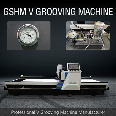 دستگاه شیار 1232 CNC V برای تابلوهای دیوار پرده ورق فلزی