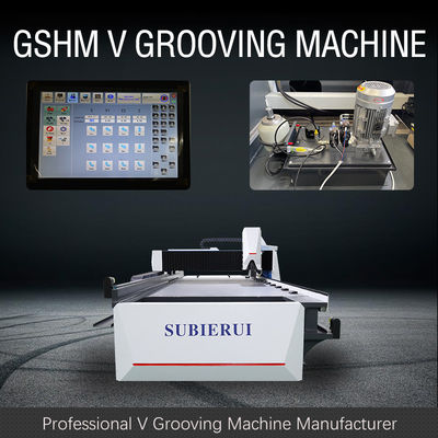 دستگاه شیار 1232 CNC V برای تابلوهای دیوار پرده ورق فلزی