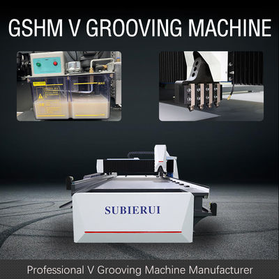 1240 CNC V دستگاه شیار برای صفحه نمایش لوازم جانبی مبلمان فلزی V دستگاه شکاف