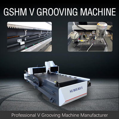 1240 CNC V دستگاه شیار برای صفحه نمایش لوازم جانبی مبلمان فلزی V دستگاه شکاف