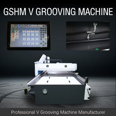 1240 CNC V دستگاه شیار برای صفحه نمایش لوازم جانبی مبلمان فلزی V دستگاه شکاف
