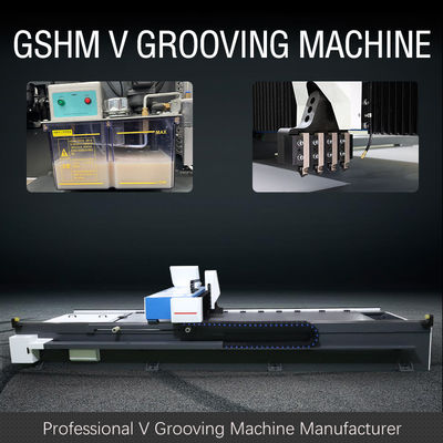 1240 CNC V دستگاه شیار برای صفحه نمایش لوازم جانبی مبلمان فلزی V دستگاه شکاف