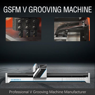 High Speed ​​Auto V Grooving Machine Anti Skateboard Metal Grooving Machine 1232