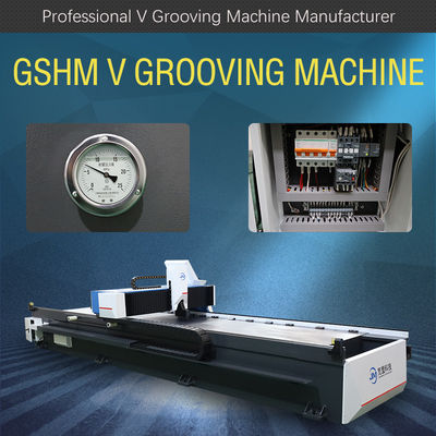 دستگاه برش شیار CE V برای دستگاه شیار CNC V طراحی فلز زینتی