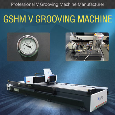 دکور استنلس استیل V Groover Machine Grooving Machine For Sheet Metal