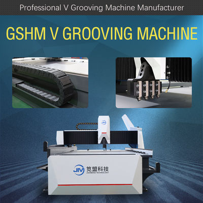دکور استنلس استیل V Groover Machine Grooving Machine For Sheet Metal