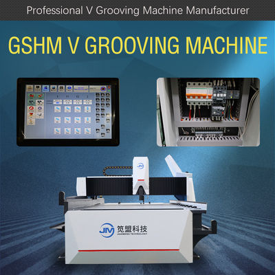دستگاه برش شیار CE V برای دستگاه شیار CNC V طراحی فلز زینتی