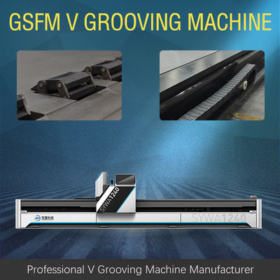 دستگاه برش افقی CNC V دستگاه گروور برای پانل های دیوار پرده فلزی 1560