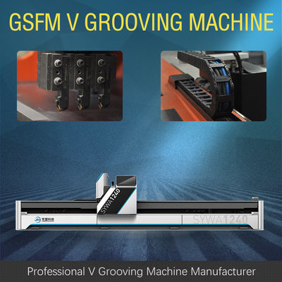 دستگاه برش افقی CNC V دستگاه گروور برای پانل های دیوار پرده فلزی 1560