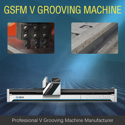 دستگاه برش ورق فلز CNC 1250 میلی متری ضد اسکیت برد V Groover دستگاه