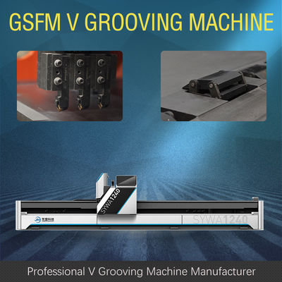 دستگاه برش ورق فلز CNC 1250 میلی متری ضد اسکیت برد V Groover دستگاه