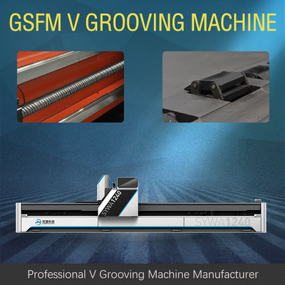 ماشین برش CNC V عمودی V Groove Machine برای تولید تابلوهای فلزی 1240